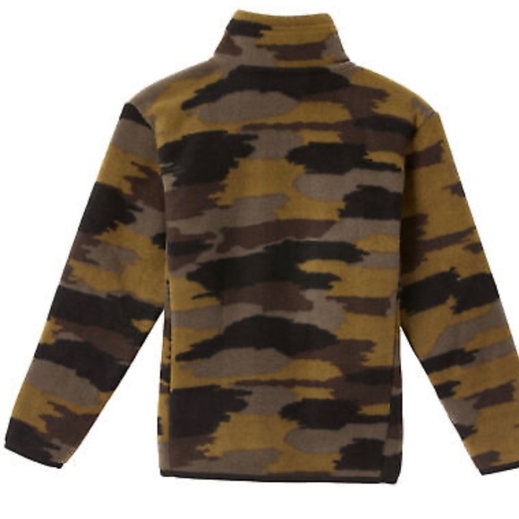 Boys Pacific Trail Youth Fleece Zip Jacket Size 5/6 7/8 10/12 14/16 Green Camo - Picture 5 of 6